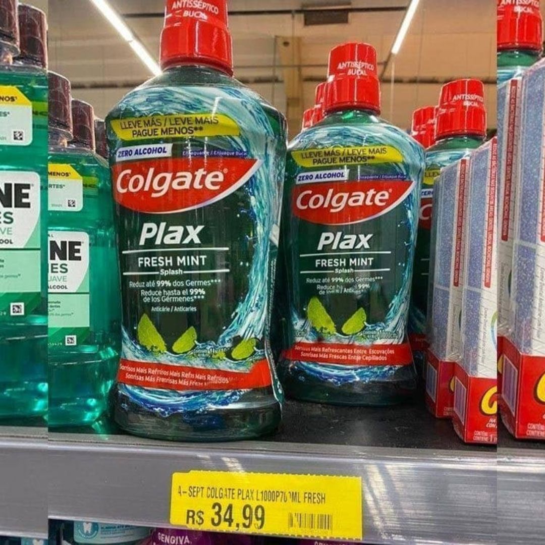 Colgate Enxaguante Bucal Colgate Plax Fresh Mint 1000 Ml