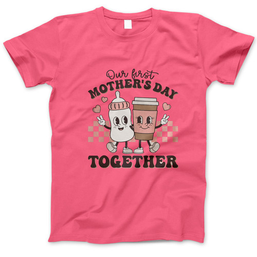 Photograph of four blank t-shirts greys beige and army green. Clipping path included. Ready for your.jpg