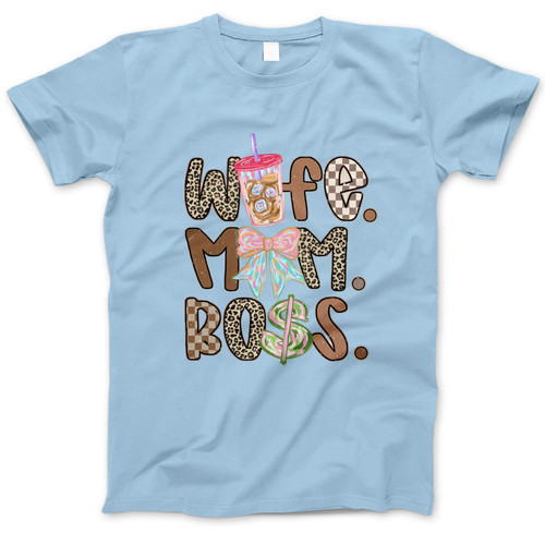 Photograph of four blank t-shirts greys beige and army green. Clipping path included. Ready for your.jpg