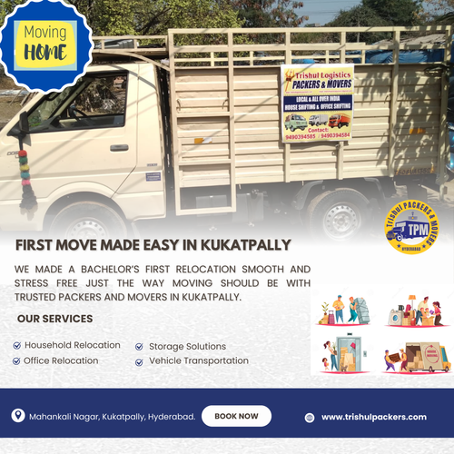 Helped a bachelor shift to Kukatpally today.