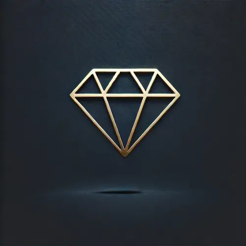 DALL·E 2025 05 07 12.39.24 A minimalistic luxury style image in 1 1 format with a deep navy blue bac.webp