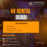 Get Premium AV Equipment on Rent in Dubai, UAE