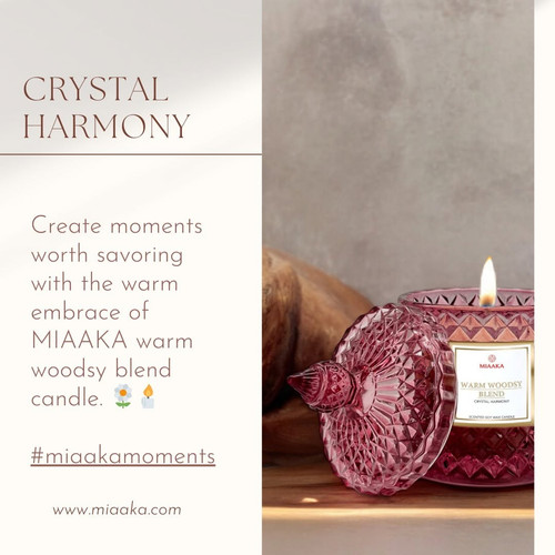 Buy Scented Candles in India - Warm Woodsy Blend | MIAAKA.jpg
