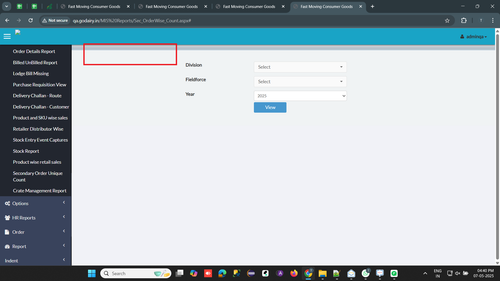 R1 R1. Mis Report Secondary order unique count There is no page title for the report.png