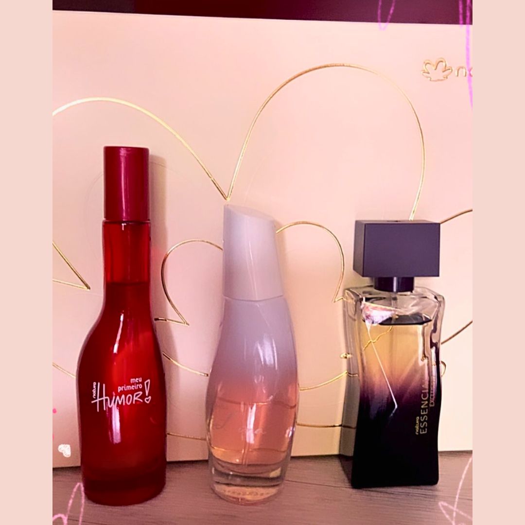 Presente Perfumes Natura Especial Trio Miniaturas Feminino 25ml Luna Humor Essencial