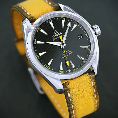 Omega Aqua Terra gelb 1