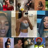 Aaliyah White Ali Almighty Dallas Ebony Slave Collages 092