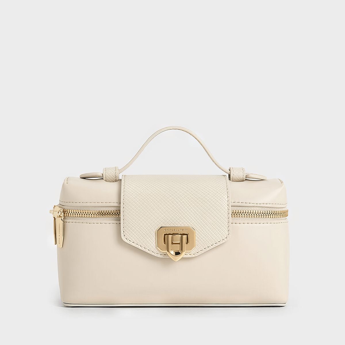 Túi xách Arwen Top Handle Vanity - Kem