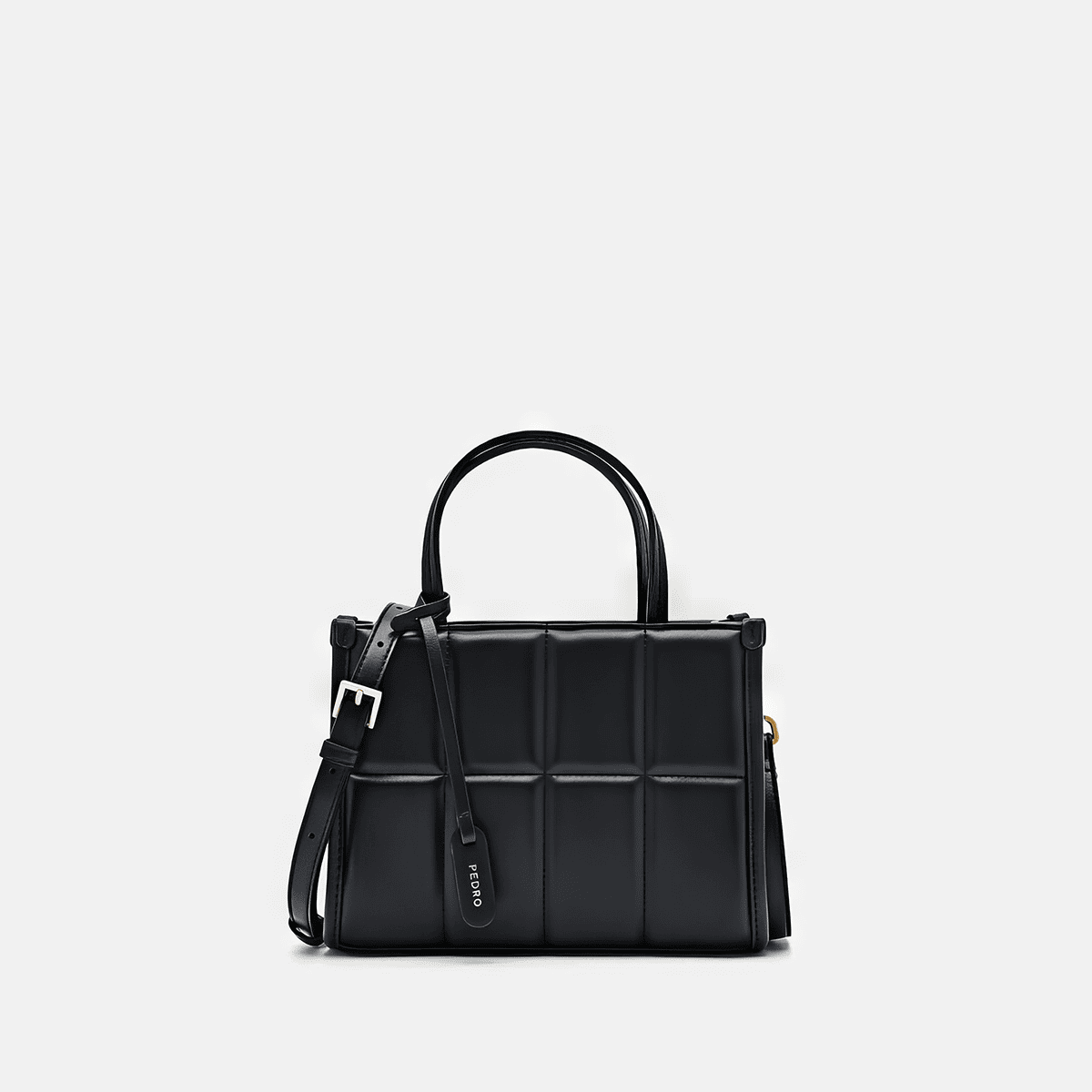 Túi xách Mini Quilted chần bông - Đen