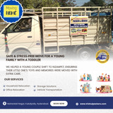 Today, we helped a young couple with a toddler relocate to Nizampet.