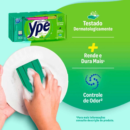 Ypê Sabão em Barra Fresh 900g 5 unidades de 180g.jpg