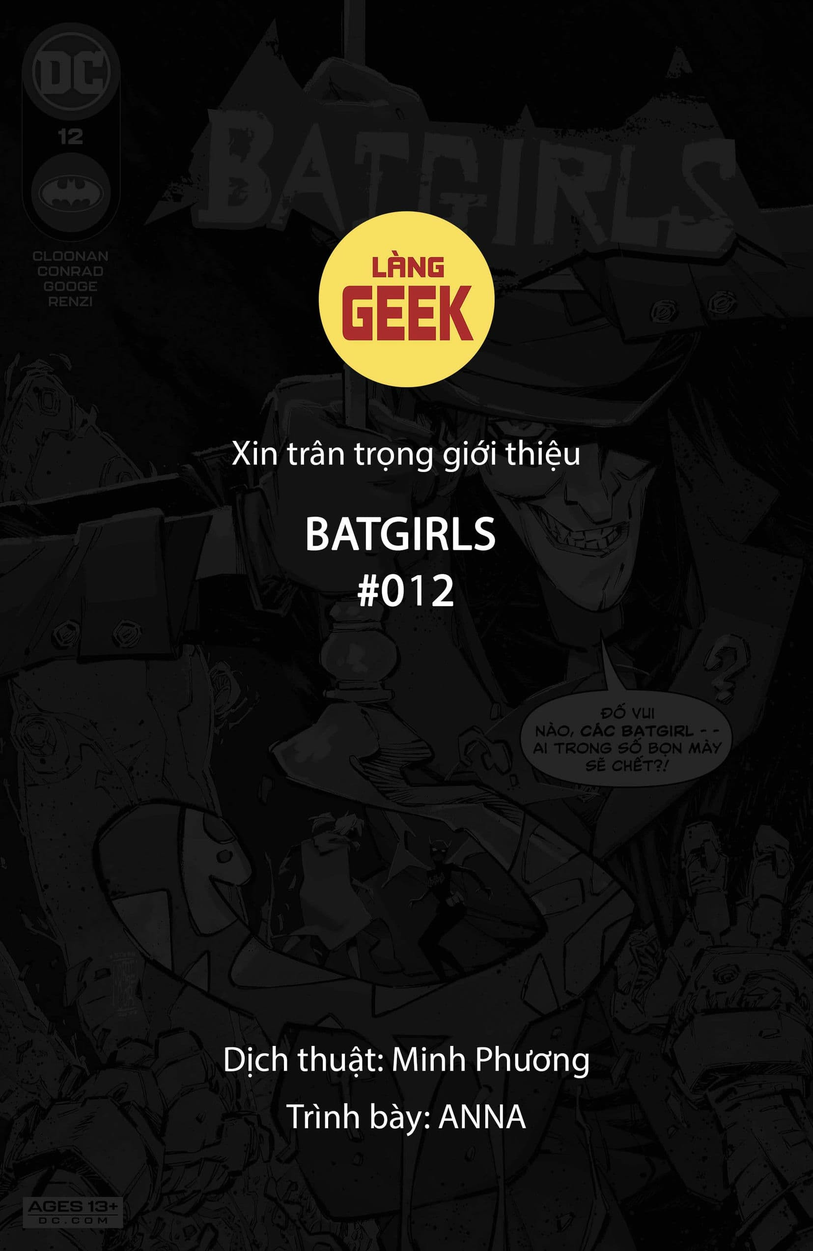 Đọc Đọc Batgirls (2021) Truyện Tranh Online 2025 - Batgir...