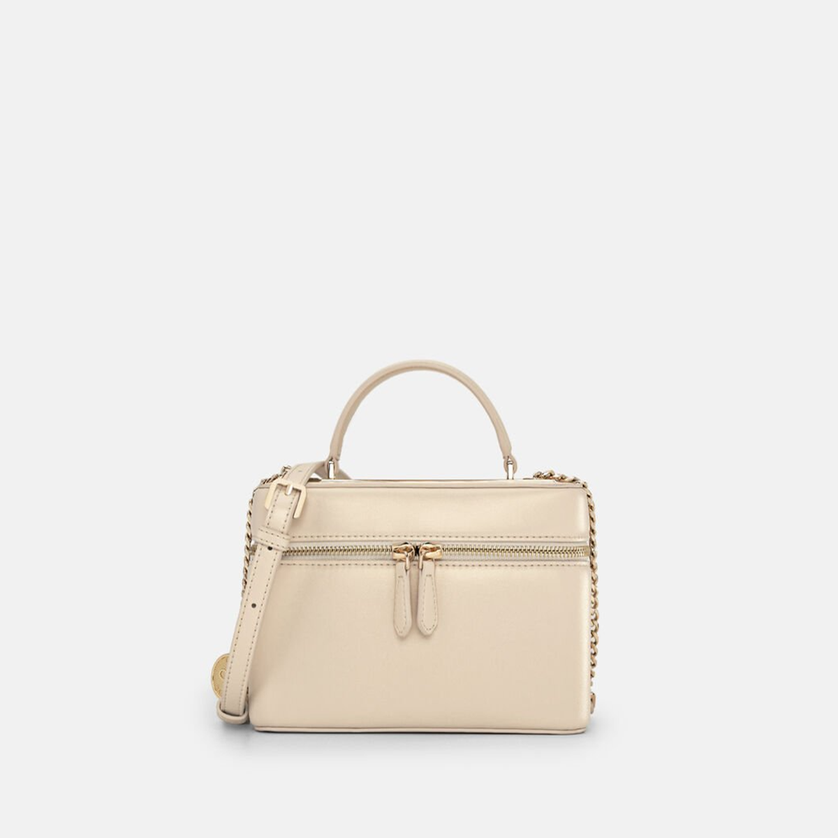 Túi đeo vai dạng hộp Ari Boxy - Màu kem