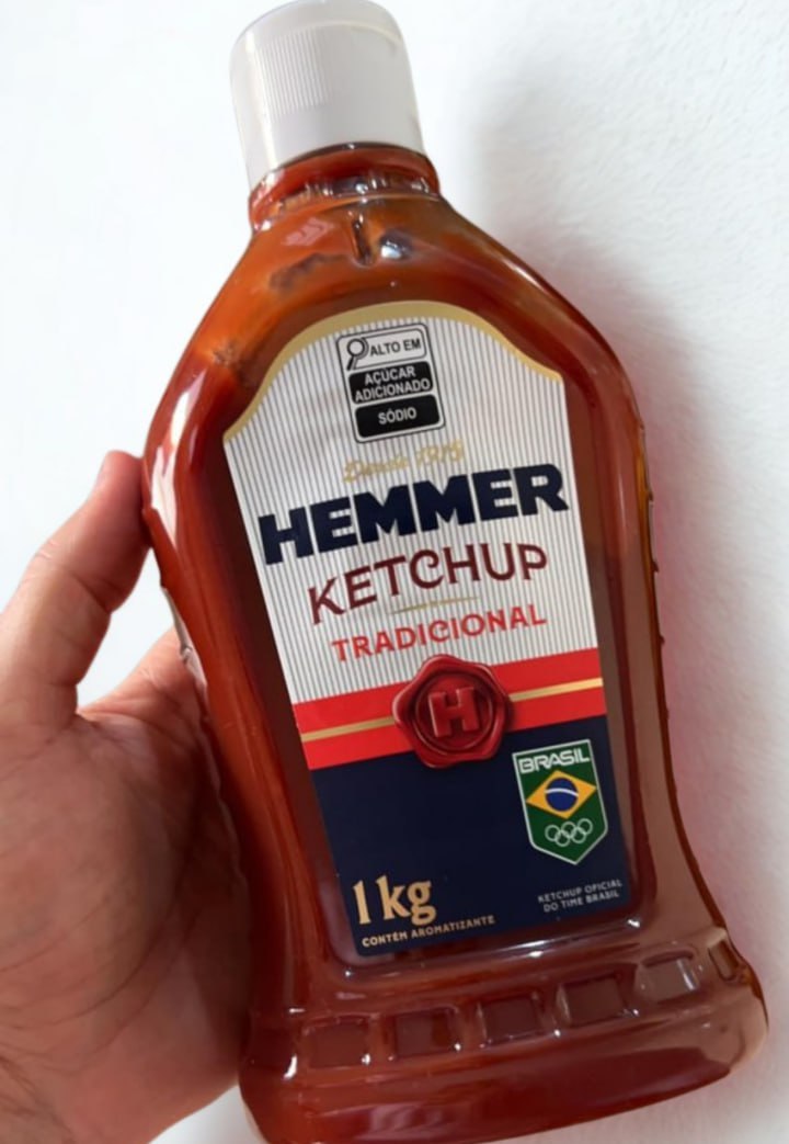 Ketchup Tradicional Hemmer Bisnaga 1kg