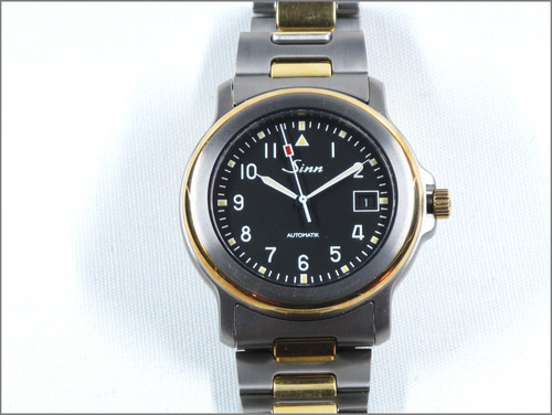 Armbanduhr Sinn 8828 Ti Gold Automatik oben internet