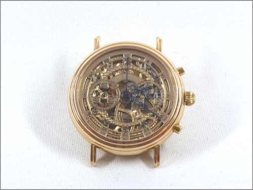 Armbanduhr Sinn 2300 Gold Skelettiert 2 oben internet