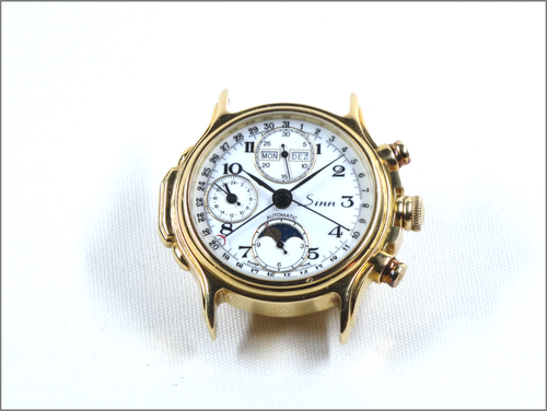 Armbanduhr Sinn 119 994 Proto Gold oben internet