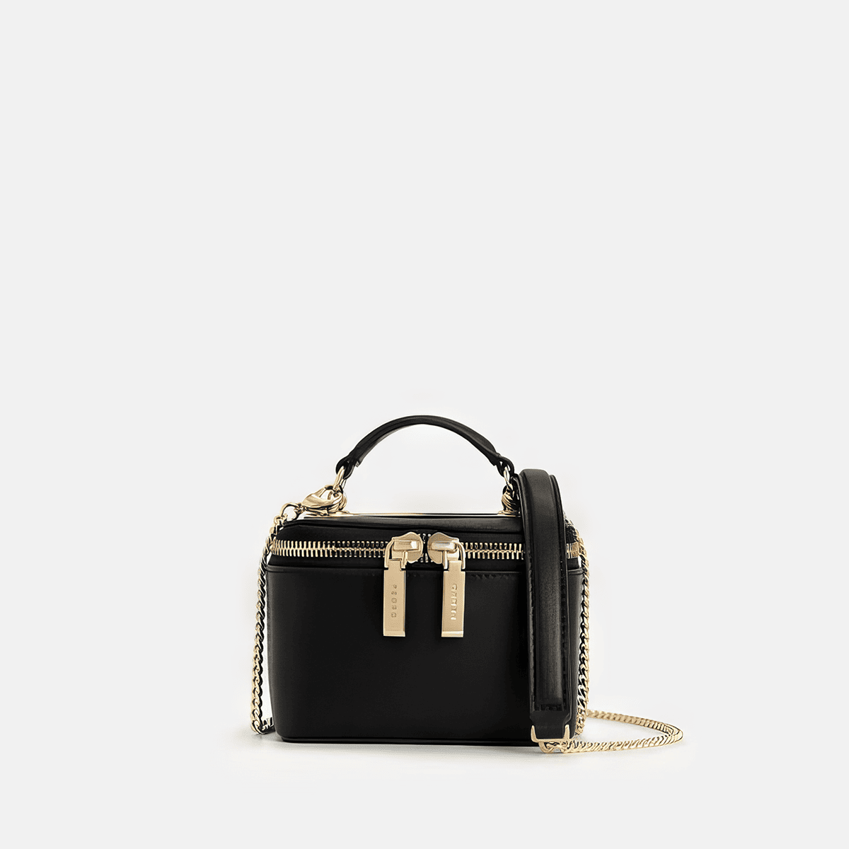 Túi Pedro Ari Leather Mini Vanity Case - Màu đen