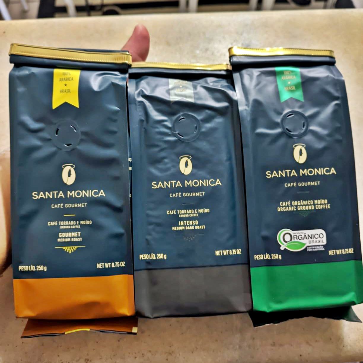 KIT MOIDOS 3 UNI DE CAFÉ SANTA MÔNICA 250G
