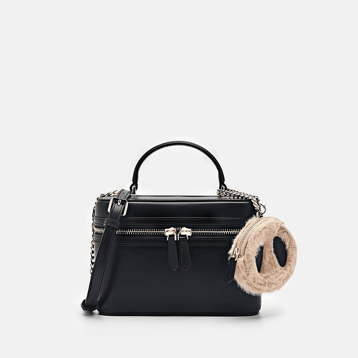 Túi đeo vai dạng hộp Ari Boxy - Màu đen