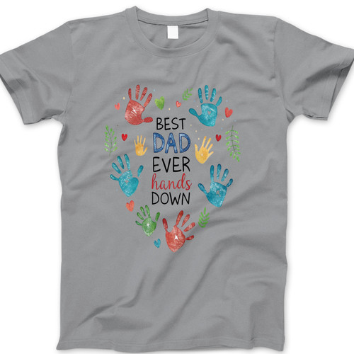 Photograph of four blank t-shirts greys beige and army green. Clipping path included. Ready for your.jpg