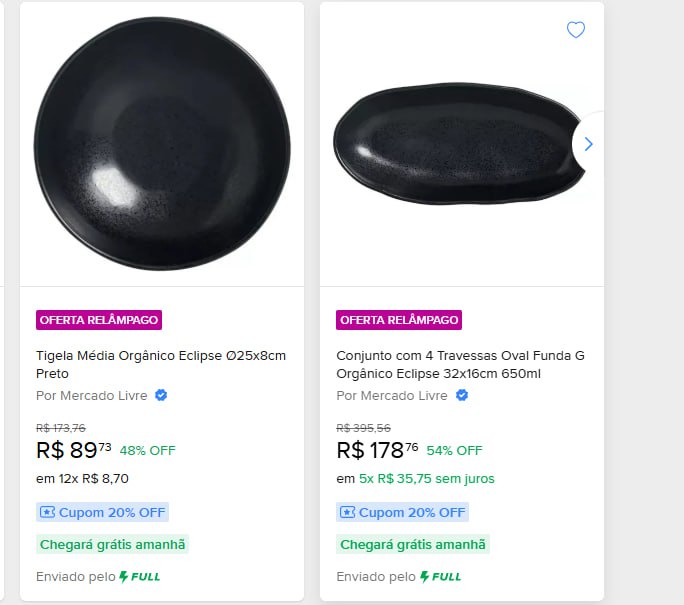 Cupom de 20% em produtos Porto Brasil