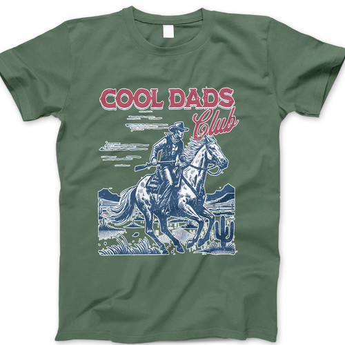 Photograph of four blank t-shirts greys beige and army green. Clipping path included. Ready for your.jpg