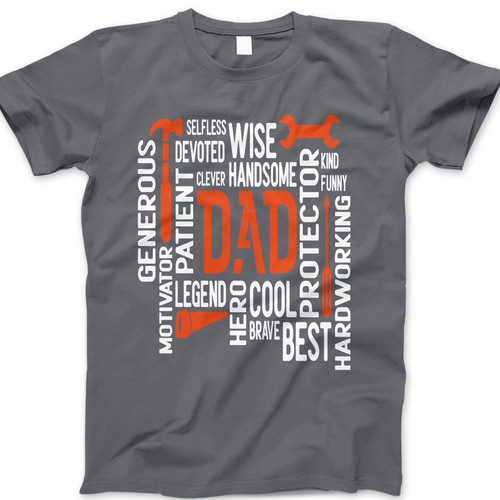 Photograph of four blank t-shirts greys beige and army green. Clipping path included. Ready for your.jpg