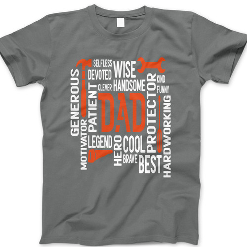 Photograph of four blank t-shirts greys beige and army green. Clipping path included. Ready for your.jpg