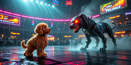  A vibrant neon lit cyberpunk arena under a perpetual rain soaked sky the air thick with ozone and t.jpg