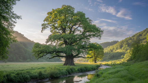 a photograph of a lone ancient oak tree ywt60ivcQP 9WhAKLrtPFw kPnQvMnLRZ6HU9UKRs27IA.jpg