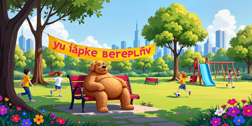  A whimsical scene set in a lively city park captured in the style of a children s book illustration.jpg
