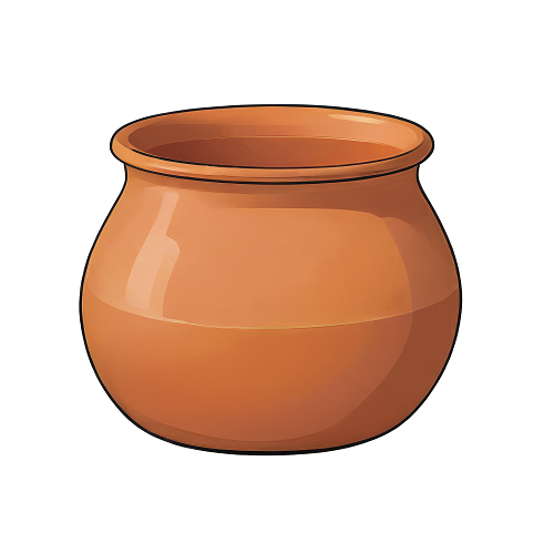 vecteezy ai generated clay pot hand drawn cartoon style illustration 42051367.png