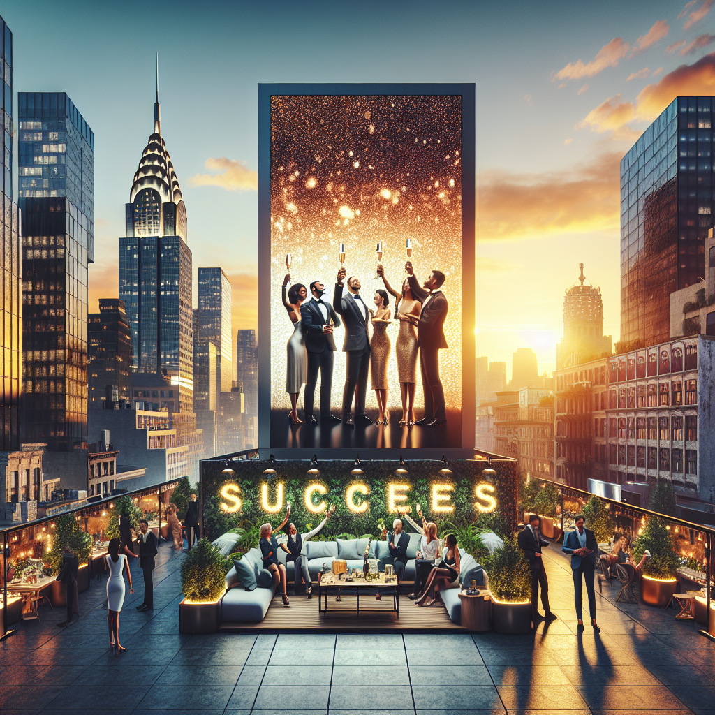 Celebrate Your Promotion or IPO