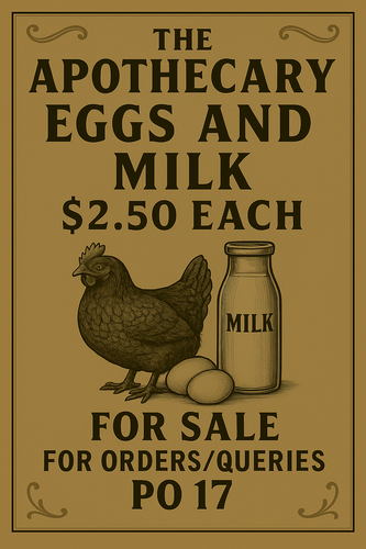 20250521 2205 Apothecary Sale Sign remix 01jvtak258ehca7detmj5w37tz.png