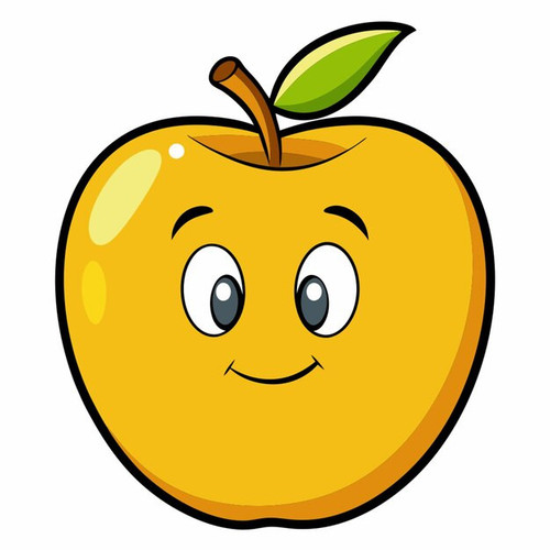 golden apple white background vector illustration cartoon 969863 320028.jpg
