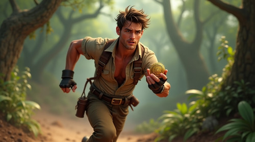 Flux Dev A stylized male jungle adventurer character running w 0.jpg
