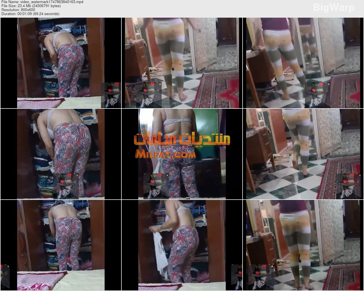 من الحصريات – تجسس على ميلف مصريه شرموطه بالاجره من نياكها وهى بتغير وهى وبتهز وترقص