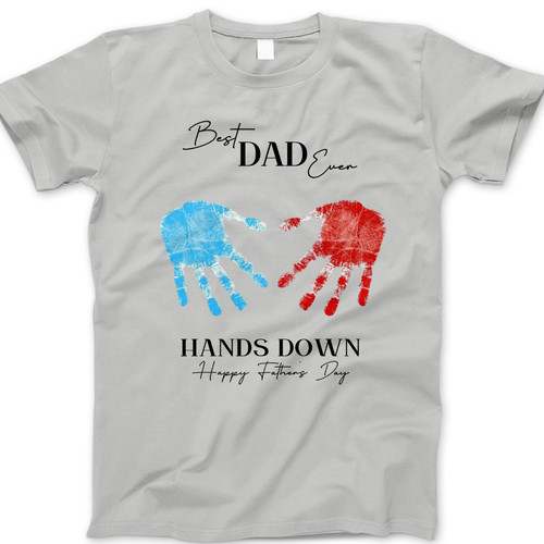 Photograph of four blank t-shirts greys beige and army green. Clipping path included. Ready for your.jpg