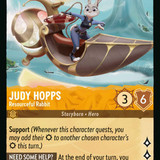 15-204-EN-6 - Judy Hopps - Resourceful Rabbit - Lorcana Player