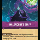 Maleficent's Staff - LQ - Lorcana Player