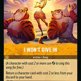 I Won't Give In - LQ - Lorcana Player