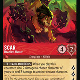 Scar - Heartless Hunter - Lorcana Player