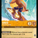 8-204-EN-6 - David - Impressive Surfer - Lorcana Player