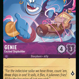 Genie - Excited Shipbuilder - Lorcana Player