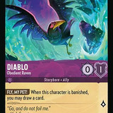 Diablo - Obedient Raven - LQ - Lorcana Player