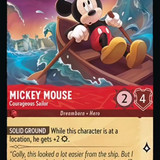Mickey Mouse - Courageous Sailor - LQ - Lorcana Player