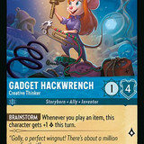 Gadget Hackwrench - Creative Thinker - LQ - Lorcana Player