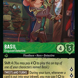 Basil - Disguised Detective - LQ - Lorcana Player