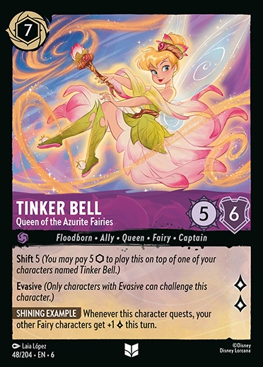 294 Tinker Bell E2 80 93 Queen of the Azurite Fairies LQ Lorcana Player.jpg.jpg